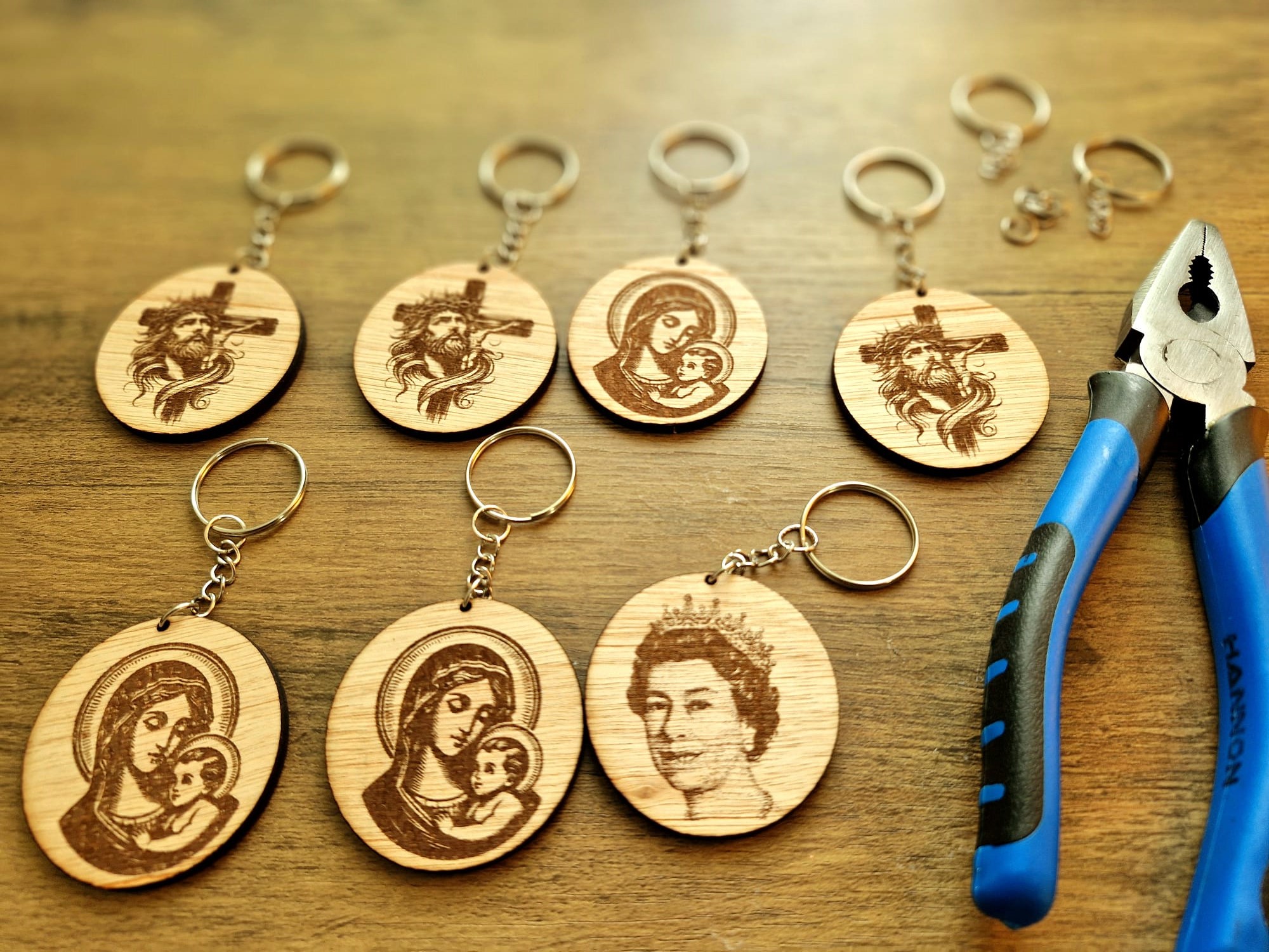 Wooden Key Tag